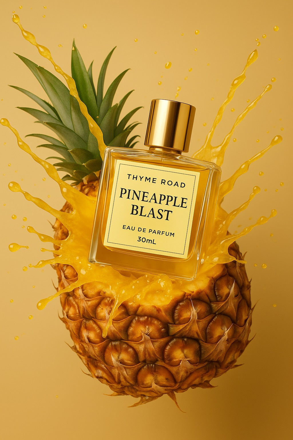 Pineapple Blast by Thyme Road – Bold Unisex Eau de Parfum | Inspired by Creed Aventus | Long-Lasting Fruity Woody Scent – 30 mL