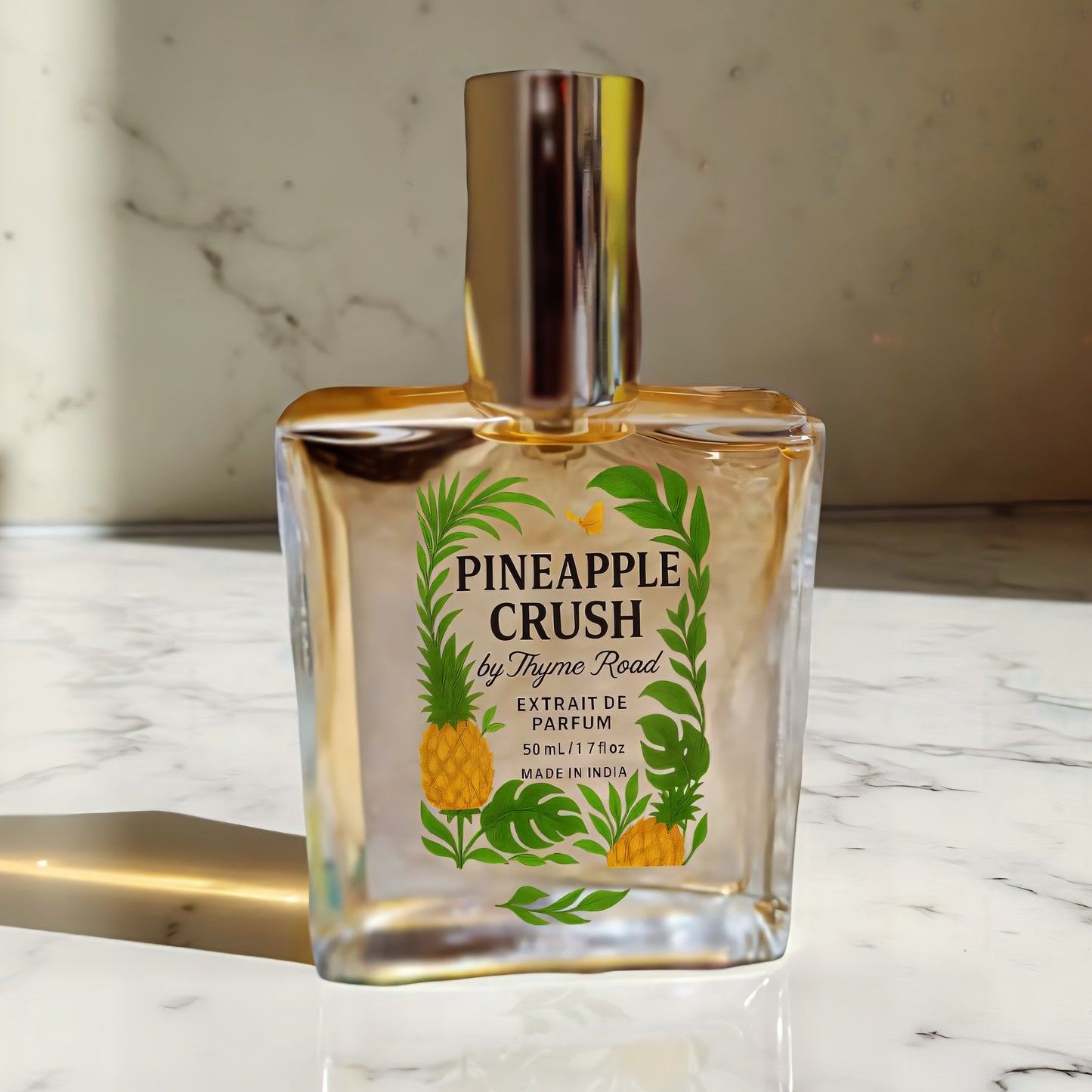 Pineapple Crush by Thyme Road – Bold Unisex Extrait de Parfum | Inspired by Creed Aventus | Long-Lasting Fruity Woody Scent – 50 mL